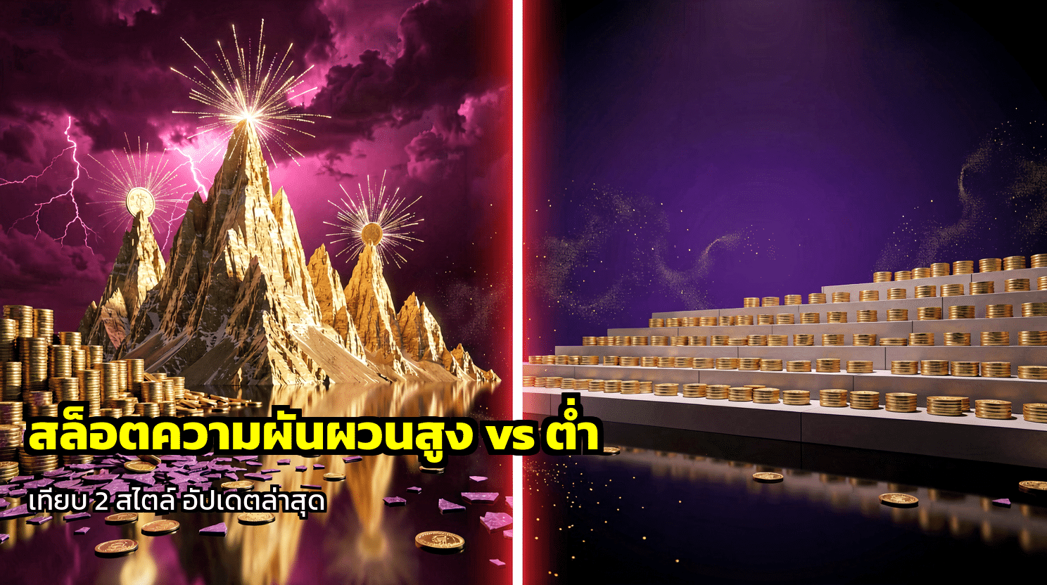 สล็อตความผันผวนสูง vs ต่ำ